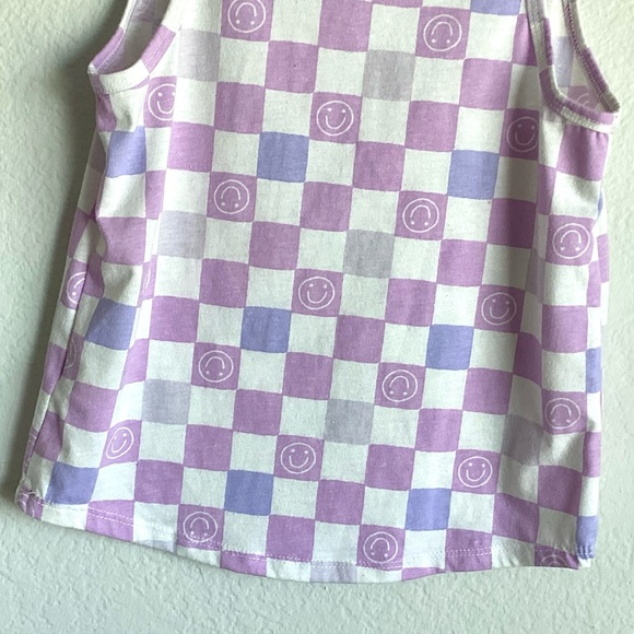 \Cat & Jack\ Kid’s Checkered Smile Tank - Picture 10 of 11